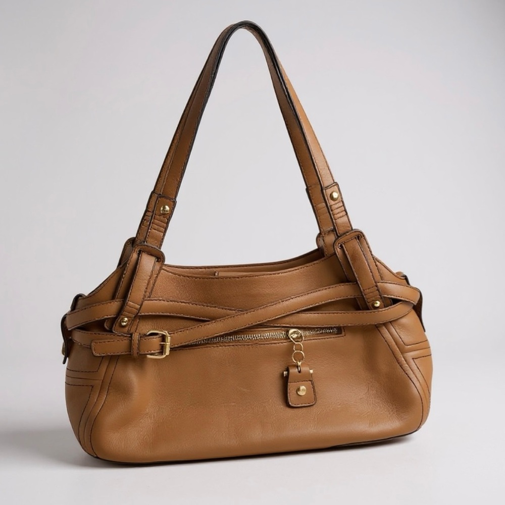 Etienne Aigner Elegant Tan Shoulder Bag